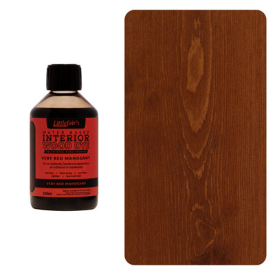 Littlefair's - Indoor Wood Stain - Very Red Mahogany - 250ml