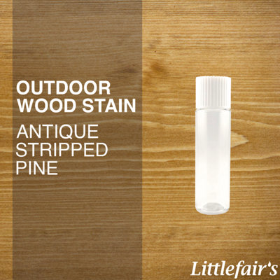 Littlefair's - Outdoor Wood Stain - Antique Stripped Pine - 15ml Tester Pot