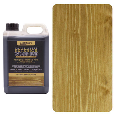 Littlefair's - Outdoor Wood Stain - Antique Stripped Pine - 25 LTR