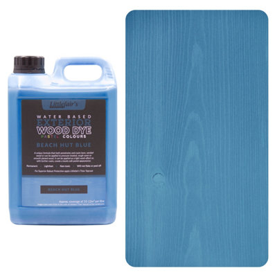 Littlefair's - Outdoor Wood Stain - Beach Hut Blue - 20 LTR