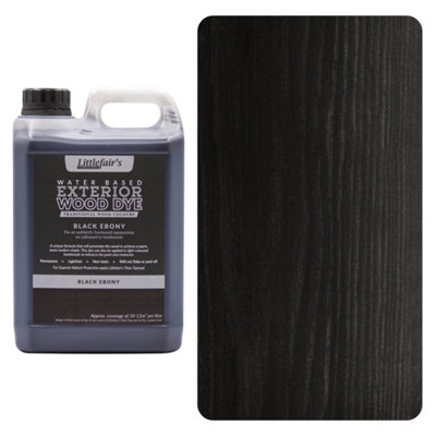 Littlefair's - Outdoor Wood Stain - Black Ebony - 25 LTR