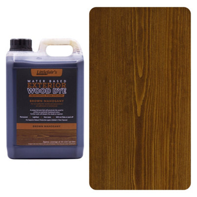 Littlefair's - Outdoor Wood Stain - Brown Mahogany - 25 LTR