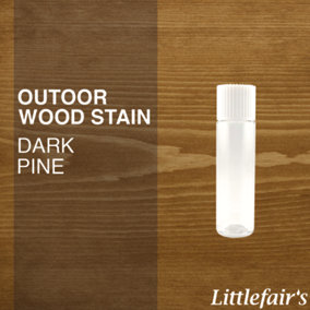 Littlefair's - Outdoor Wood Stain - Dark Pine - 15ml Tester Pot