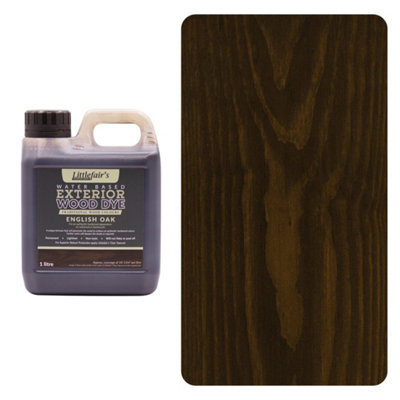 Littlefair's - Outdoor Wood Stain - English Oak - 1 LTR