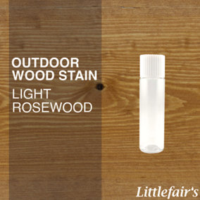 Littlefair's - Outdoor Wood Stain - Light Rosewood - 15ml Tester Pot