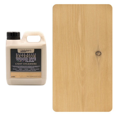 Littlefair's - Outdoor Wood Stain - Light Sycamore - 1 LTR