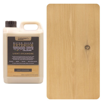 Littlefair's - Outdoor Wood Stain - Light Sycamore - 2.5 LTR