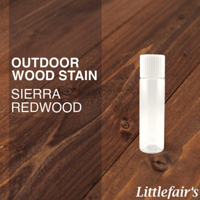 Littlefair's - Outdoor Wood Stain - Sierra Redwood - 15ml Tester Pot