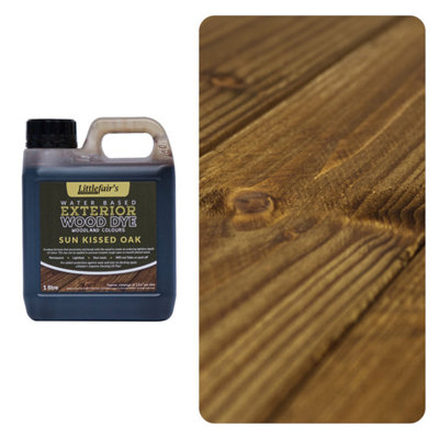 Littlefair's - Outdoor Wood Stain - Sun Kissed Oak - 1 LTR