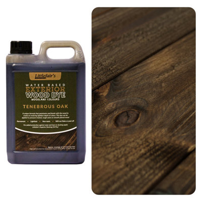 Littlefair's - Outdoor Wood Stain - Tenebrous Oak - 5 LTR