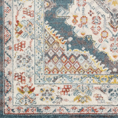 Livabliss Ankara Vintage Dark Brown Garnet Traditional Boho Rug 140 x ...