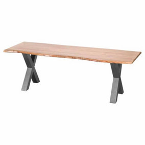 Live Edge Large Dining Table - dining furniture - L240 x W100 x H78 cm