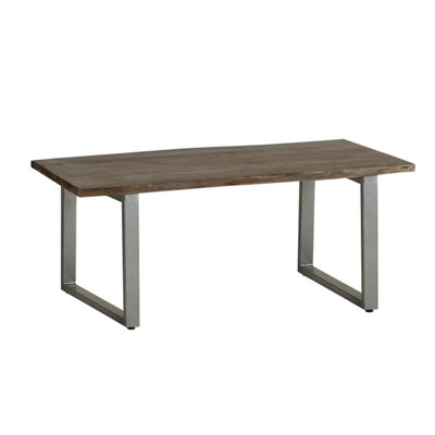 Live Edge Wood & Metal Coffee Table DIY at B&Q