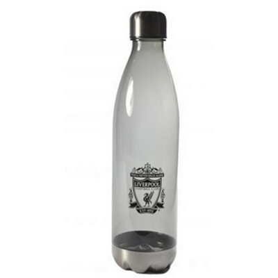 Liverpool FC Clear 1L Water Bottle Grey (One Size)