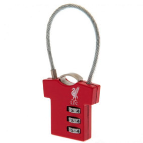 Liverpool FC Combination Padlock Red (One Size)