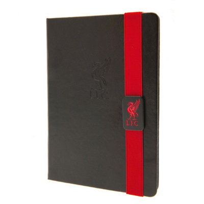 Liverpool FC Crest A5 Notebook Black/Red (One Size)