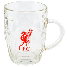 Liverpool FC Dimple Gl Tankard Clear/Red (One Size)
