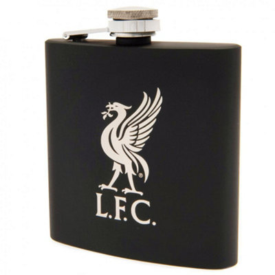 Liverpool FC Executive Hip Flask Black/Silver (One Size)
