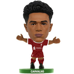 Liverpool FC Fabio Carvalho 2024 SoccerStarz Football Figurine Maroon/White/Green (One Size)