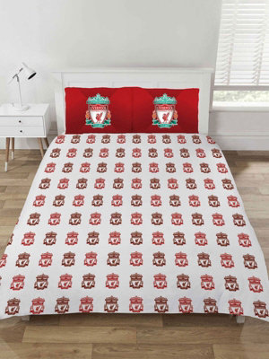 Liverpool FC Gradient Double Duvet Cover and Pillowcase Set DIY at B Q