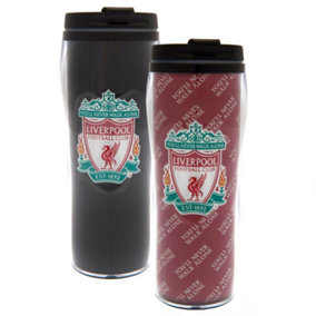 Liverpool FC Heat Changing Travel Mug Black/Red (One Size)