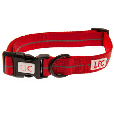 Liverpool FC High Vis Dog Collar Red Black L Neckline 41cm 60cm DIY at B Q