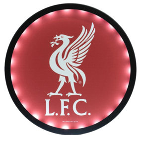 Liverpool FC Metal Logo LED Sign Red (One Size)