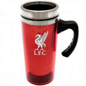 Liverpool FC Official Aluminium Travel Mug Red (One Size)