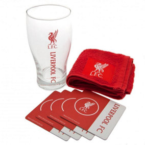 Liverpool FC Official Mini Bar Set Red/White (One Size)