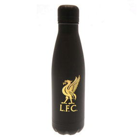 Liverpool FC Thermal Flask Black/Gold (One Size)
