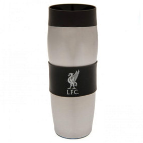 Liverpool FC Thermal Mug Grey/Black (One Size)