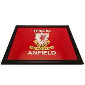Liverpool FC This Is Anfield Cushioned Lap Tray Red/Black/White (One Size)