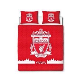 Liverpool FC Tone Double Panel Duvet and Pillowcase Set