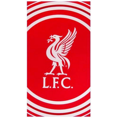 Liverpool Pulse Beach Towel Red/White (One Size) Price Comparisons | Compare The Build