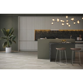 Living Home SPC Rigid Core Flooring Rustic Grey Pine - 178mm x 1000mm - 1.78m²/pack