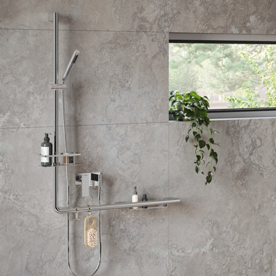 LIVING - Hook for Grab Bar. Polished Chrome. Height 82 mm.