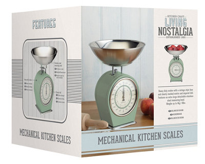 Living Nostalgia English Sage Green Mechanical Scales