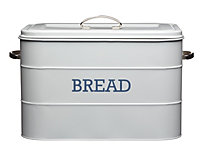 Living Nostalgia French Grey Bread Bin