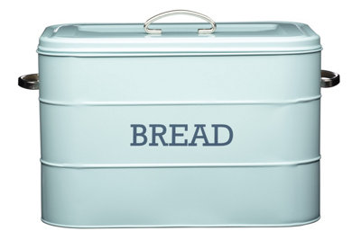 Living Nostalgia Vintage Blue Bread Bin DIY at B&Q