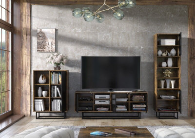 Industrial tv outlet wall unit