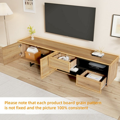 Living room TV cabinet,multi-functional storage cabinet,with open ...
