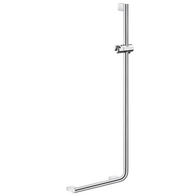 LIVING - Shower Bar, L-shaped. Right. Chromed Stainless steel.