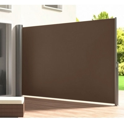 Livingandhome 1.8M Outdoor Single Sided Sun Visor Patio Privacy Screen