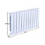Livingandhome 12 Fins 2000W Freestanding or Wall Mount Electric Oil Filled Radiator Space Panel Heater with LED Screen