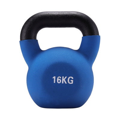 Livingandhome 16KG Iron Kettlebell Weight Fitness Strength Training Workout