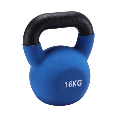 Livingandhome 16KG Iron Kettlebell Weight Fitness Strength