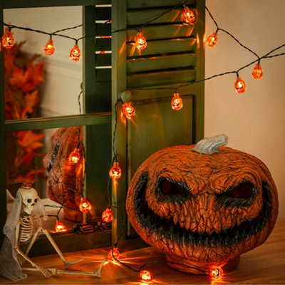 Solar deals pumpkin lights