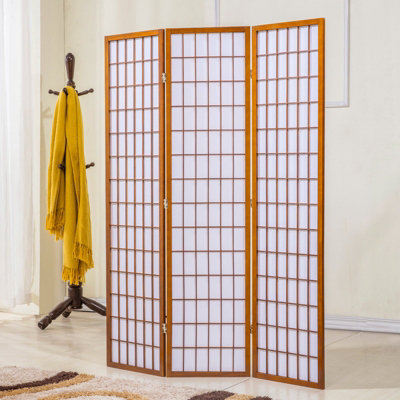 Livingandhome 3 Panel Room Divider Indoor Privacy Screen Folding Room ...