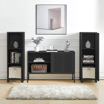 Metal cabinet living deals room