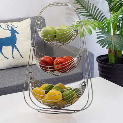 A Home Metal Fruit And Vegetable Storage